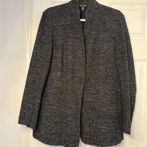 Eileen Fisher stretch “Tweed” Textured Blazer